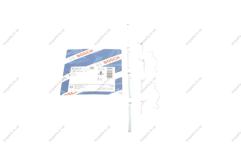 Планка супорта (заднього) прижимна (к-кт) Toyota Prius 00-09 1 987 474 313 BOSCH 1-987-474-313 (фото 1)