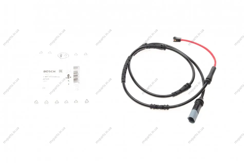 Датчик зносу гальмівних колодок (задніх) BMW 5 (F10/F11) 10- 1 987 474 549 BOSCH 1-987-474-549 (фото 1)