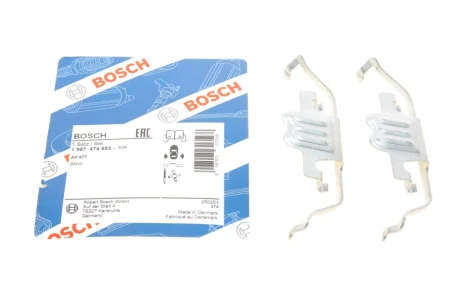 Планка супорта (заднього) прижимна (к-кт) BMW 5 (E60)/X5 (E70)/X6 (E71/F16) 01- (Teves) 1 987 474 693 BOSCH 1-987-474-693