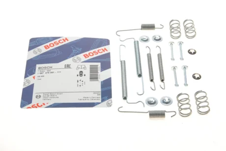 Комплект пружинок колодок ручника Opel Corsa A/Kadett D 1.0-1.5TD 79-93 1 987 475 081 BOSCH 1-987-475-081