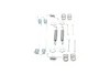 Комплект пружинок колодок ручника Renault Megane I -03 1 987 475 101 BOSCH 1-987-475-101 (фото 2)