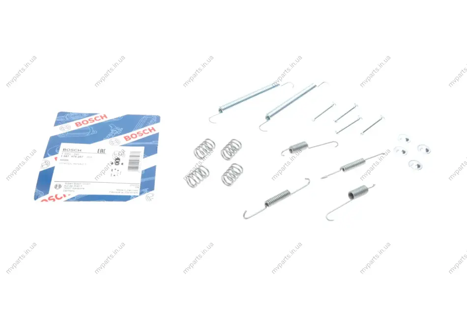 Комплект пружинок колодок ручника Renault Scenic/Megane 1.4-2.0 97-03 (TRW) 1 987 475 257 BOSCH 1-987-475-257 (фото 1)