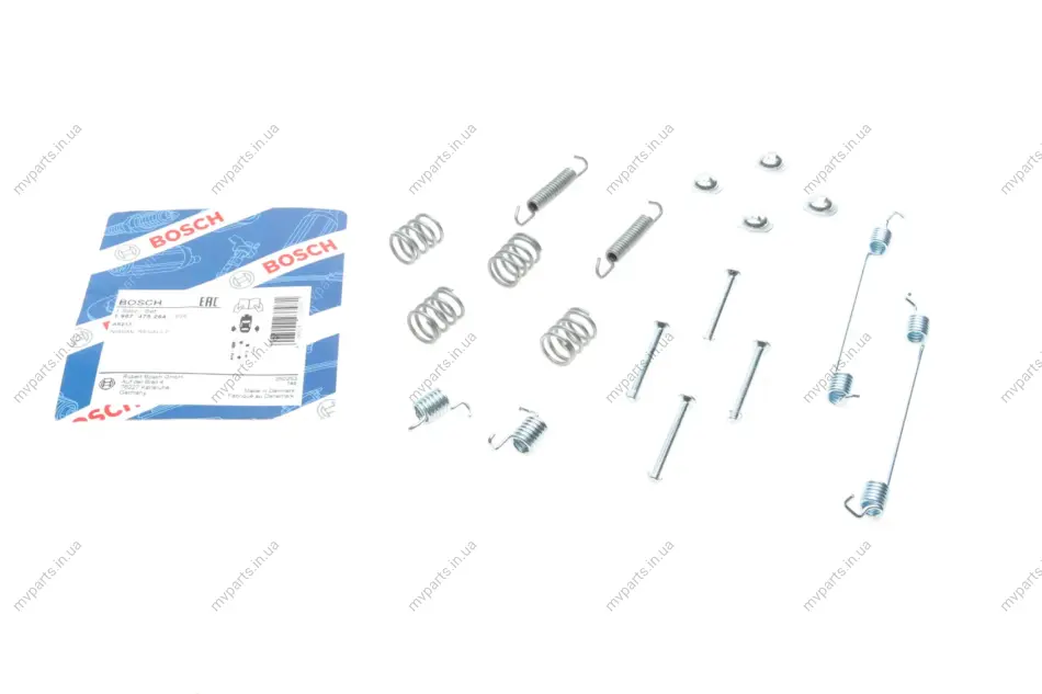 Комплект пружинок колодок ручника Renault Kangoo 97- 1 987 475 264 BOSCH 1-987-475-264 (фото 1)