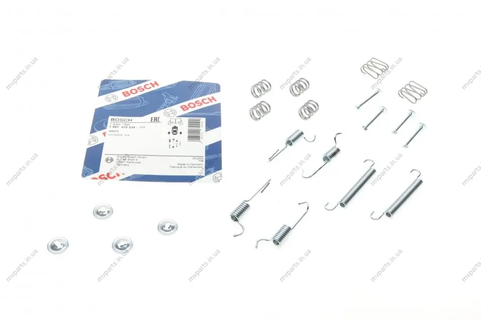 Комплект пружинок колодок ручника Hyundai Accent 05-12 1 987 475 324 BOSCH 1-987-475-324 (фото 1)