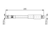 Шланг гальмівний (передній) Audi 80/90 89- (L=285mm) 1 987 476 406 BOSCH 1-987-476-406 (фото 4)