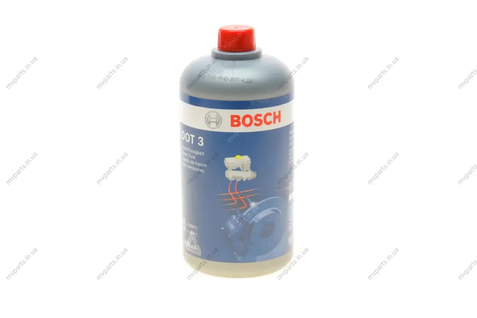 Рідина гальмівна DOT3 (1л) 1 987 479 101 BOSCH 1-987-479-101 (фото 1)