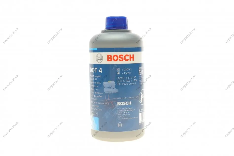 Рідина гальмівна DOT4 (0.5L) 1 987 479 106 BOSCH 1-987-479-106 (фото 1)