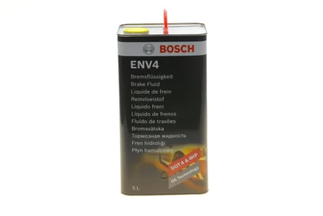 Гальмівна рідина DOT4 (5L) (ENV4) 1 987 479 203 BOSCH 1-987-479-203
