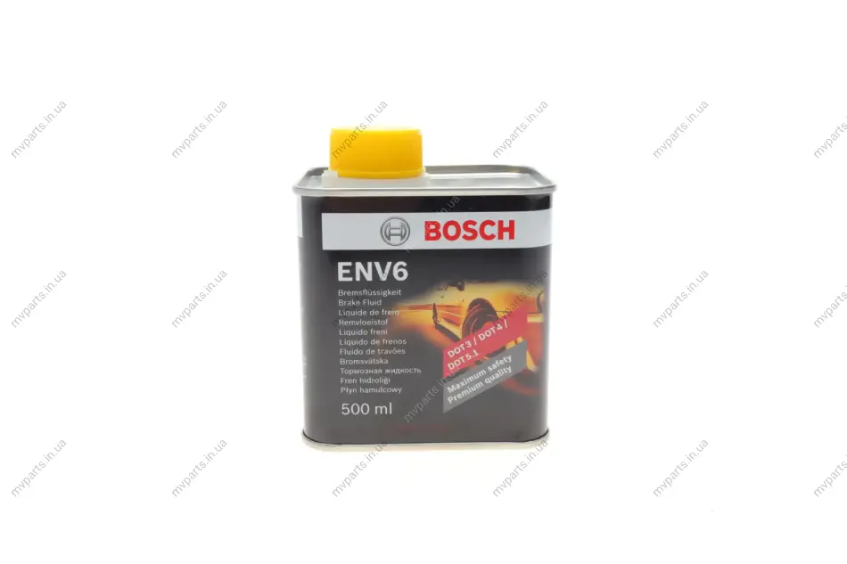 Рідина гальмівна DOT3/DOT4/DOT5.1 ENV6 (0.5L) 1 987 479 206 BOSCH 1-987-479-206 (фото 1)