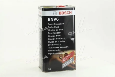 Гальмівна рідина ENV6 (DOT4/DOT3/DOT5.1) (5L) 1 987 479 208 BOSCH 1-987-479-208