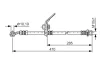 Шланг гальмівний (передній) Honda Accord 03-08 (L) (L=455mm) 1 987 481 329 BOSCH 1-987-481-329 (фото 5)