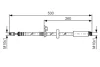 Шланг гальмівний (передній) Citroen C3/C4/Peugeot 2008/207/208 06- (L=480mm) 1 987 481 395 BOSCH 1-987-481-395 (фото 5)