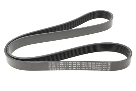 Ремінь генератора Renault Premium 2 05- (8PK1438) 1 987 945 501 BOSCH 1-987-945-501