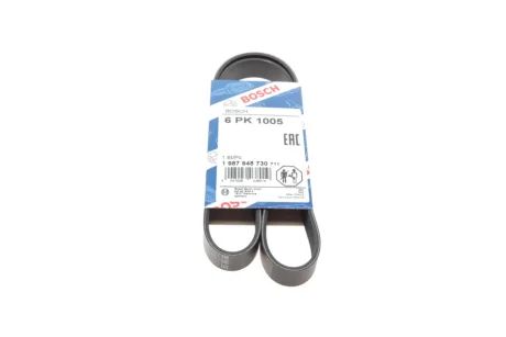 Ремінь генератора VW Caddy IV/V 15-/T7 2.0 TSi 21- (6PK1005) 1 987 945 730 BOSCH 1-987-945-730
