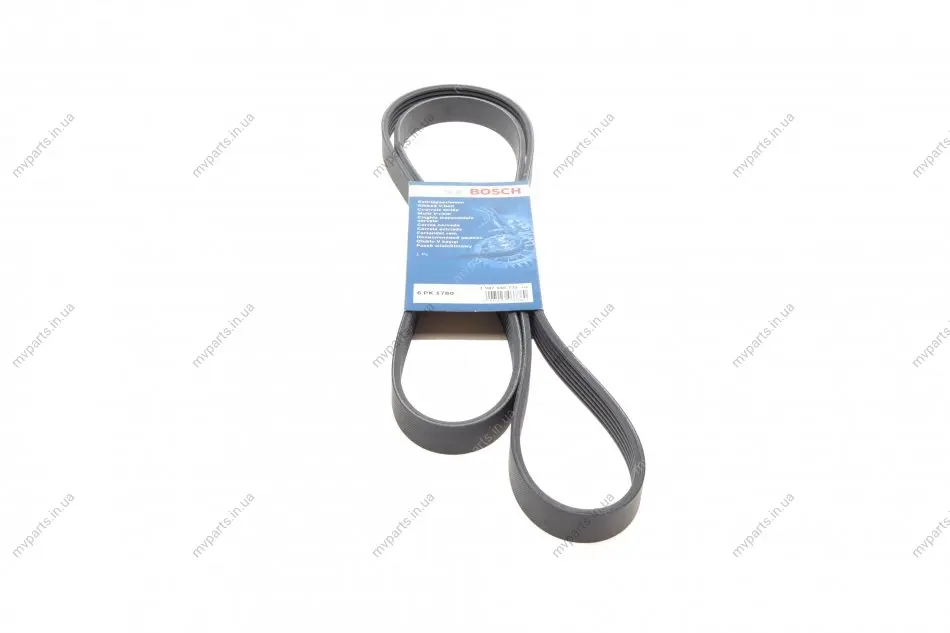 Ремінь генератора BMW 3 (E90) 3.2D 07-11 (6PK1780) N47 D20 1 987 945 733 BOSCH 1-987-945-733 (фото 1)