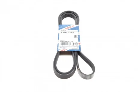 Ремінь генератора VW LT 2.8TDI 116KW (+AC) (6PK2155) 1 987 946 041 BOSCH 1-987-946-041