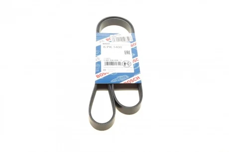 Ремінь поліклиновий генератора Renault Kangoo 1.9D 98- (6PK1400) 1 987 946 059 BOSCH 1-987-946-059