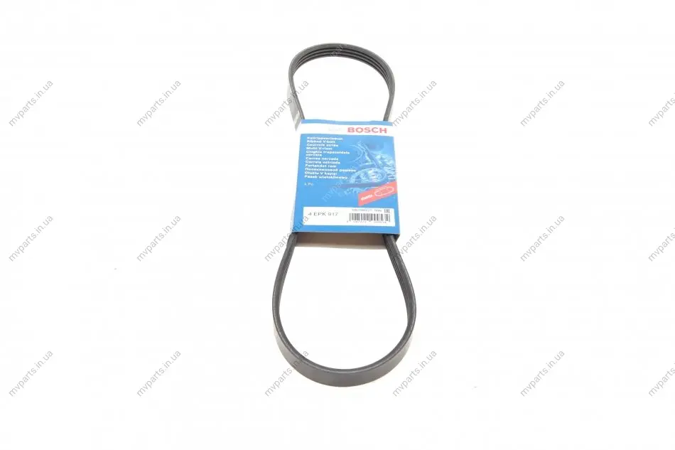 Ремень генератора BMW 3 (E46)/X3 (E83) 01-07/Fiat Stilo 1.6 16V 01-08 (4PK917) (M47) 1 987 946 127 BOSCH 1-987-946-127 (фото 1)