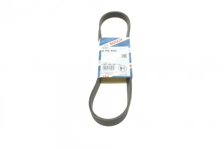 Ремінь генератора Opel Movano 2.8DTI 98-01/VW Crafter 30-35 2.0TDI 11- (6PK841) 1 987 946 247 BOSCH 1-987-946-247