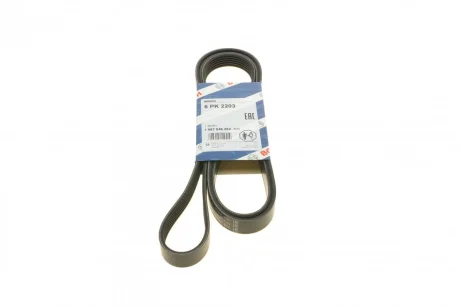 Ремінь генератора MB Sprinter OM611 (-AC) (6PK2203) 1 987 946 282 BOSCH 1-987-946-282