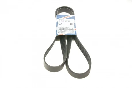 Ремінь генератора Renault Megane/Laguna/Scenic 2.0 dCi 07-/Peugeot 508 2.0HDI 18- (7PK1705) 1 987 947 044 BOSCH 1-987-947-044