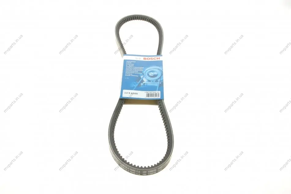 Ремінь генератора Mazda 323/RX-7 85-91/Toyota Hilux 85-05 (13x1055) 1 987 947 504 BOSCH 1-987-947-504 (фото 1)