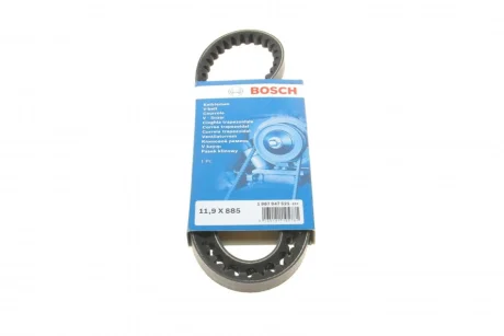 Ремінь генератора Ford Transit 2.0 85-92/Sierra 1.8-2.0 82-93 (11.9x885) 1 987 947 521 BOSCH 1-987-947-521