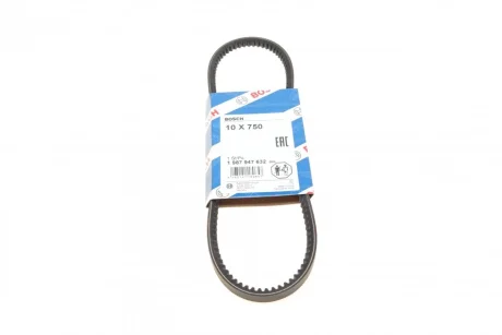 Ремінь генератора клиновий VW Caddy/Golf III/IV/Passat 1.6 91-99 1 987 947 632 BOSCH 1-987-947-632