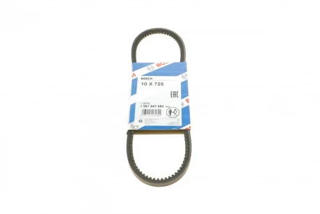 Ремінь генератора клиновий Citroen CX/ Peugeot 504/505/Renault 19/ZAZ Tavria -07 1 987 947 684 BOSCH 1-987-947-684