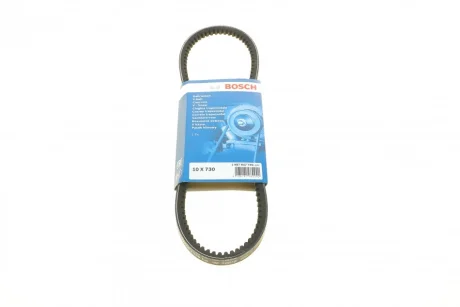 Ремінь генератора VW Golf/Jetta/Passat 1.5-2.0 80-92/Seat Toledo 1.6/2.0 91-03 (10X730) 1 987 947 790 BOSCH 1-987-947-790