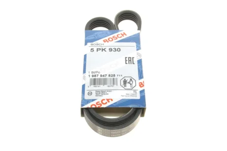 Ремінь генератора Honda Accord 2.0 EX-97 (5PK930) 1 987 947 825 BOSCH 1-987-947-825