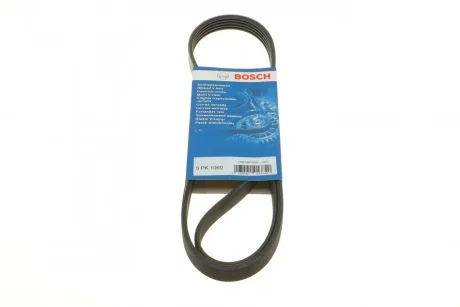 Ремінь генератора Mitsubishi Lancer/Galant 1.3-2.0 92-13/VW Jetta 2.5 06-10/Audi A3/Q3 2.5 11- (5PK1060) 1 987 947 850 BOSCH 1-987-947-850