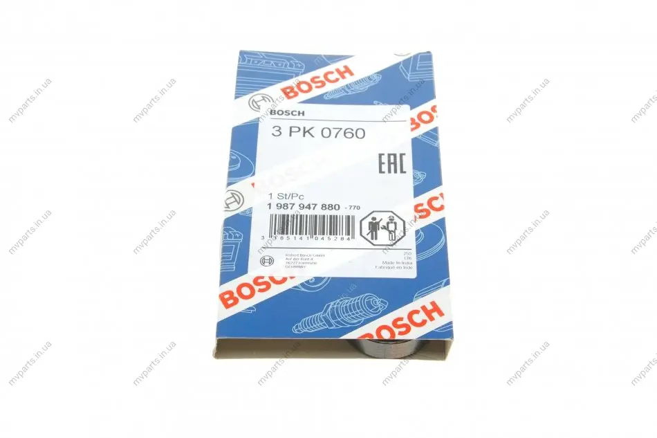 Ремінь генератора Honda Civic IV/ Mazda 626 1.6-2.0 -95 (3PK760) 1 987 947 880 BOSCH 1-987-947-880 (фото 1)