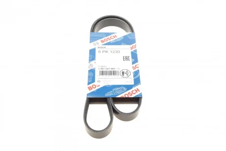 Ремінь генератора Citroen Jympy/Peugeot 3008/5008/Expert 2.0BlueHDi 16- (6PK1230) 1 987 947 885 BOSCH 1-987-947-885