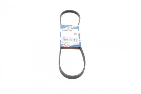 Ремінь генератора Renault Kangoo/Clio 1.2i 97-/Fiat Scudo 1.6i 96-06/Nissan Kubistar 1.2 03- (4PK905) 1 987 947 899 BOSCH 1-987-947-899