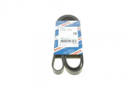 Ремінь генератора VW LT/T4 2.5TDI 96-06/Peugeot Expert 1.9D/2.0HDI 98- (6PK1750) 1 987 947 981 BOSCH 1-987-947-981