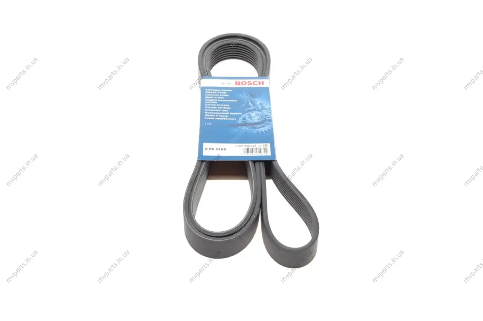 Ремінь генератора Jeep Cherokee 2.5Tdi 4x4 96-01/Opel Frontera A 2.5TDS 96-98 (8PK2188) 1 987 948 314 BOSCH 1-987-948-314 (фото 1)