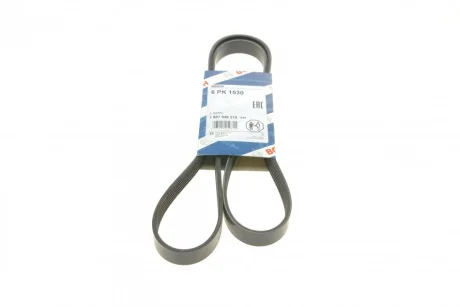 Ремінь генератора Fiat Doblo1.3-1.6 D 10-/Opel Astra F/Corsa B/Vectra B 1.4-1.8/ 94-03 (6PK1530) 1 987 948 315 BOSCH 1-987-948-315