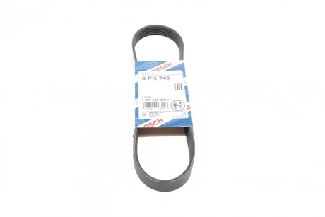Ремінь генератора VW Caddy IV/Golf VII 1.0-1.2TSI/1.4TSI 15- (-AC) (6PK745) 1 987 948 378 BOSCH 1-987-948-378