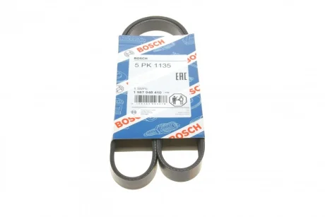 Ремінь генератора Renault Kangoo 1.5 dCi (5PK1135) 1 987 948 410 BOSCH 1-987-948-410