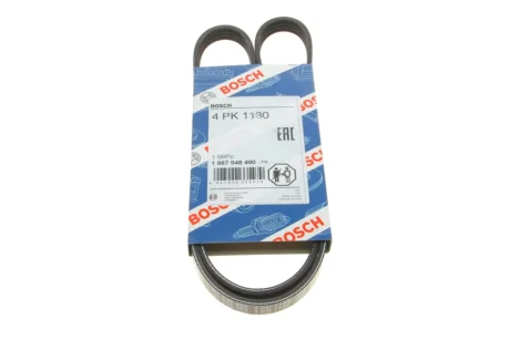 Ремінь генератора Toyota Yaris 1.5/1.3 99-05 (4PK1180) 1 987 948 490 BOSCH 1-987-948-490