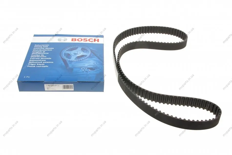 Ремінь ГРМ Mitsubishi L200 2.5D/DI-D 10-15/Pajero Sport 2.5DI-D 08-15 (25.4x154z) 1 987 949 671 BOSCH 1-987-949-671 (фото 1)