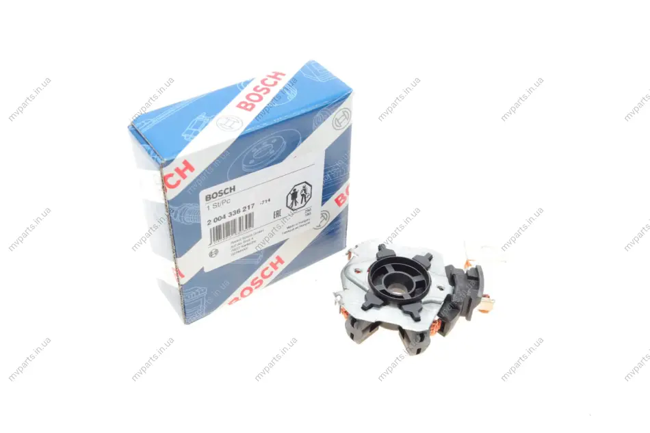 Щіткотримач стартера MB/Audi/VW/Citroen 2 004 336 217 BOSCH 2-004-336-217 (фото 1)