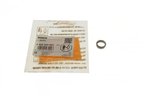 Прокладка форсунки ущільнююча Opel Astra/Vectra 96- (кільце) 2 430 223 003 BOSCH 2-430-223-003