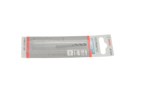 Набір свердл HSS PointTeQ Ø2 мм 2 од. 2 608 577 155 BOSCH 2-608-577-155