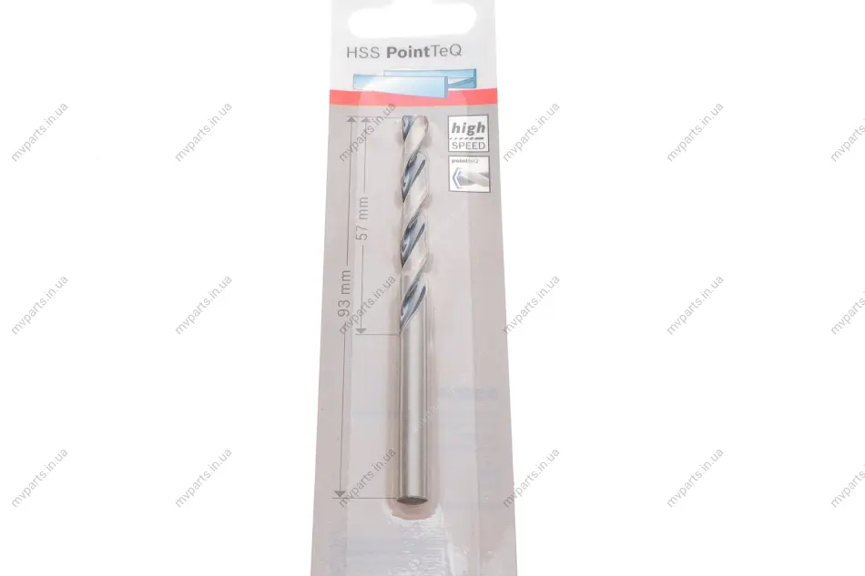 Свердло HSS PointTeQ Ø6 мм знято з постачання 2 608 577 167 BOSCH 2-608-577-167 (фото 1)