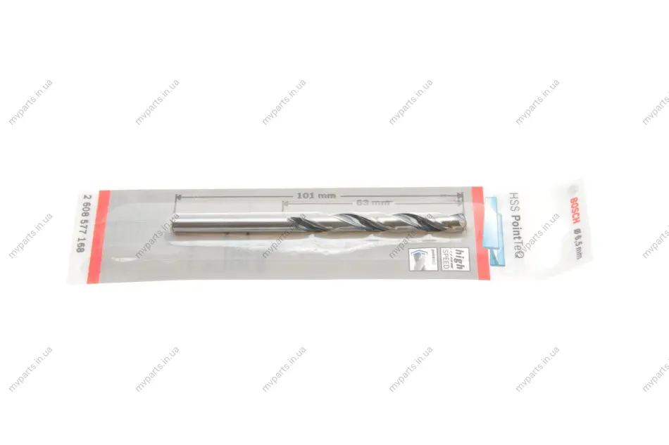 Свердло HSS PointTeQ Ø6,5 мм знято з постачання 2 608 577 168 BOSCH 2-608-577-168 (фото 1)