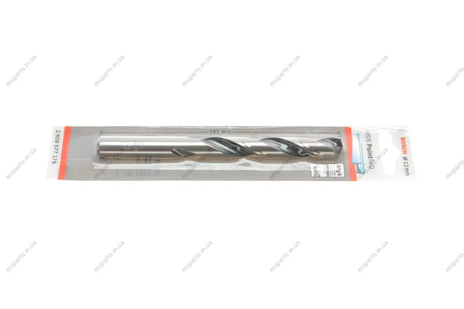 Свердло HSS PointTeQ Ø12 мм знято з постачання 2 608 577 176 BOSCH 2-608-577-176 (фото 1)