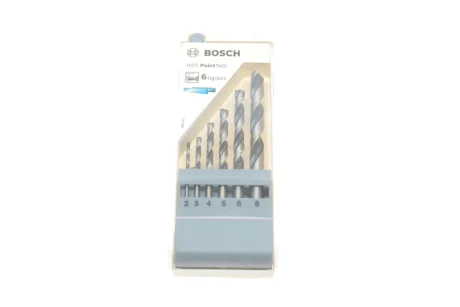 Набір свердл HSS PointTeQ Ø2-8 мм 5 од. 2 608 577 346 BOSCH 2-608-577-346