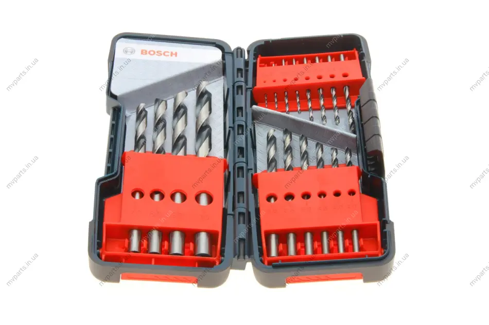 Набір свердл HSS PointTeQ Ø1-10 мм 18 од. 2 608 577 350 BOSCH 2-608-577-350 (фото 1)
